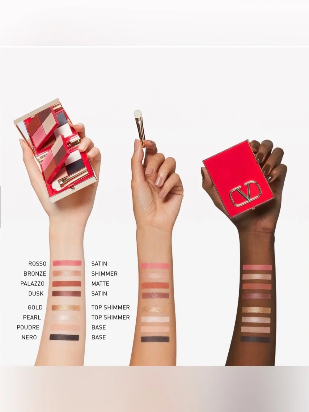 VALENTINO COLOR-FLIP EYESHADOW PALETTE COLOR: WHEN IN ROMA 01